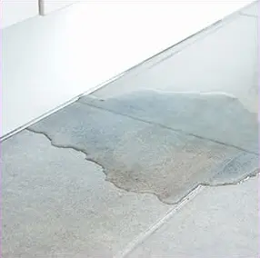 Image of water leaking in home.